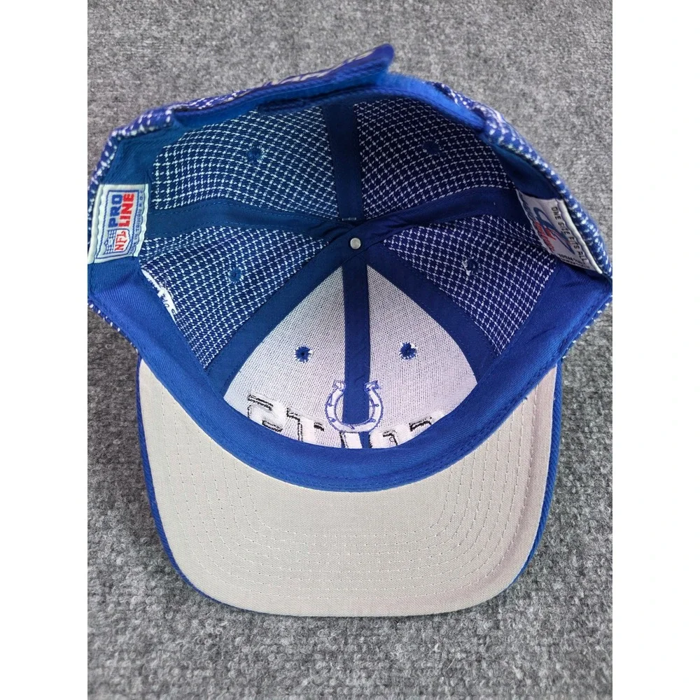 Vintage 90s Logo Athletic Indianapolis Colts NFL Snapback Hat‎ NOS Diamond